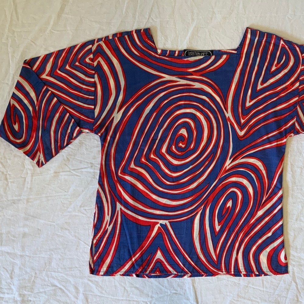Vintage Designer 80s Blouse